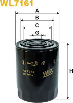 WIX Filters WL7161 - Маслен филтър vvparts.bg