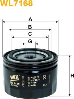 WIX Filters WL7168 - Маслен филтър vvparts.bg