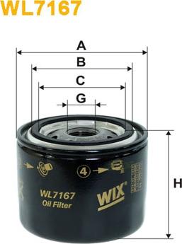 WIX Filters WL7167 - Маслен филтър vvparts.bg