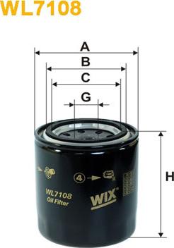 WIX Filters WL7108 - Маслен филтър vvparts.bg