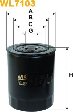 WIX Filters WL7103 - Маслен филтър vvparts.bg