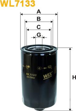 WIX Filters WL7133 - Маслен филтър vvparts.bg