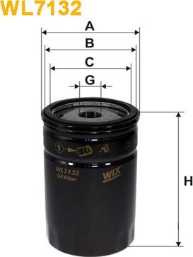 WIX Filters WL7132 - Маслен филтър vvparts.bg