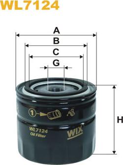 WIX Filters WL7124 - Маслен филтър vvparts.bg