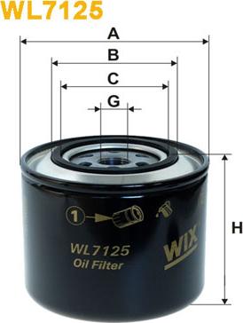 WIX Filters WL7125 - Маслен филтър vvparts.bg