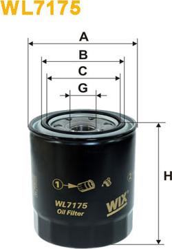 WIX Filters WL7175 - Маслен филтър vvparts.bg