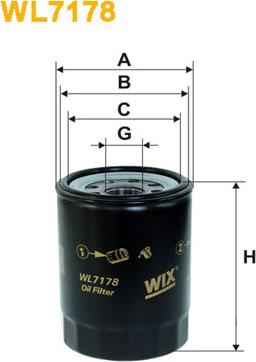 WIX Filters WL7178 - Маслен филтър vvparts.bg