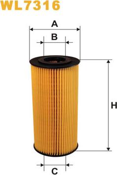 WIX Filters WL7316 - Маслен филтър vvparts.bg