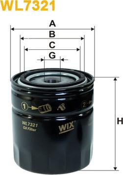 WIX Filters WL7321 - Маслен филтър vvparts.bg