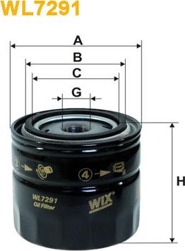 WIX Filters WL7291 - Маслен филтър vvparts.bg