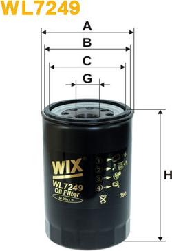 WIX Filters WL7249 - Маслен филтър vvparts.bg