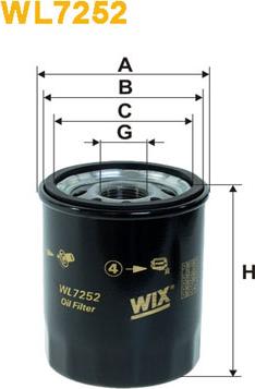 WIX Filters WL7252 - Маслен филтър vvparts.bg