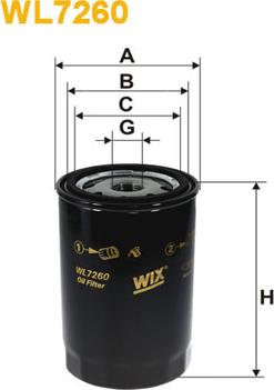 WIX Filters WL7260 - Маслен филтър vvparts.bg