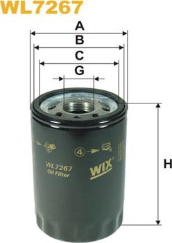 WIX Filters WL7267 - Маслен филтър vvparts.bg