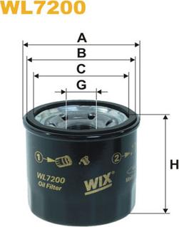 WIX Filters WL7200 - Маслен филтър vvparts.bg