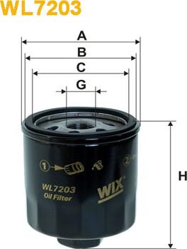 WIX Filters WL7203 - Маслен филтър vvparts.bg