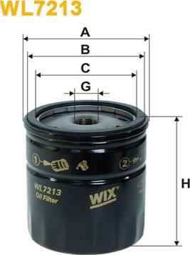 WIX Filters WL7213 - Маслен филтър vvparts.bg