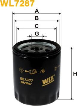 WIX Filters WL7287 - Маслен филтър vvparts.bg