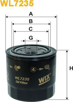 WIX Filters WL7235 - Маслен филтър vvparts.bg