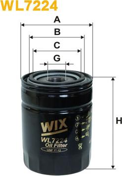WIX Filters WL7224 - Маслен филтър vvparts.bg