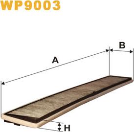 WIX Filters WP9003 - Филтър купе (поленов филтър) vvparts.bg