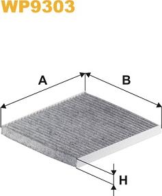 WIX Filters WP9303 - Филтър купе (поленов филтър) vvparts.bg