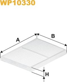 WIX Filters WP10330 - Филтър купе (поленов филтър) vvparts.bg