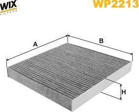 WIX Filters WP2213 - Филтър купе (поленов филтър) vvparts.bg