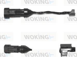 Woking 001093 - Предупредителен контактен сензор, износване на накладките vvparts.bg