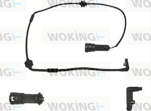 Woking 001046 - Предупредителен контактен сензор, износване на накладките vvparts.bg