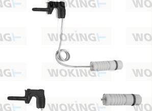 Woking 001051 - Предупредителен контактен сензор, износване на накладките vvparts.bg