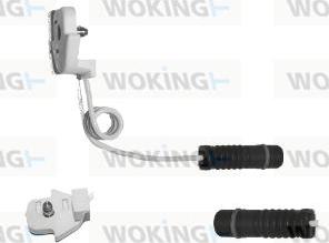 Woking 001001 - Предупредителен контактен сензор, износване на накладките vvparts.bg