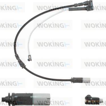 Woking 001142 - Предупредителен контактен сензор, износване на накладките vvparts.bg