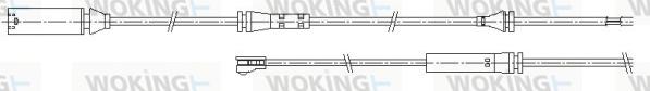 Woking 001164 - Предупредителен контактен сензор, износване на накладките vvparts.bg