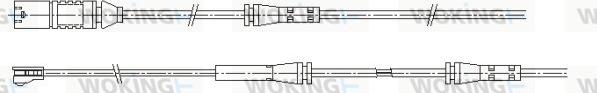 Woking 001203 - Предупредителен контактен сензор, износване на накладките vvparts.bg
