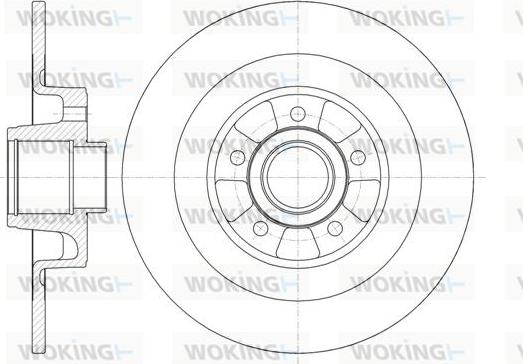 Woking D6999.00 - Спирачен диск vvparts.bg