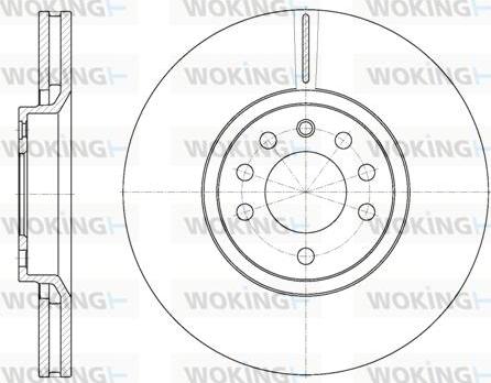 Woking D6944.10 - Спирачен диск vvparts.bg