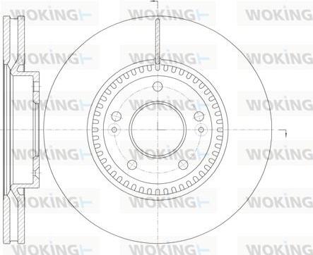 Woking D6988.10 - Спирачен диск vvparts.bg