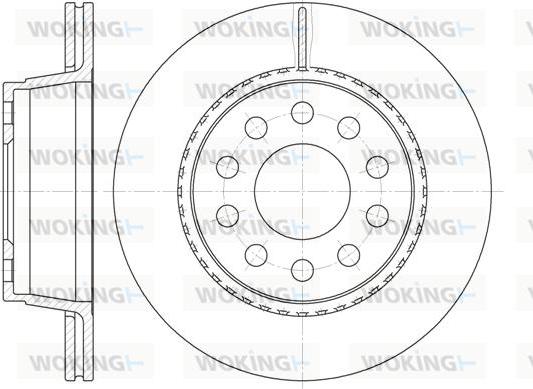 Woking D6930.10 - Спирачен диск vvparts.bg