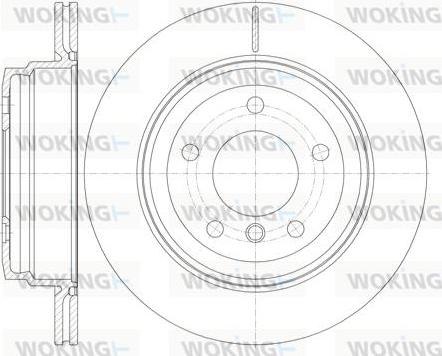 Woking D6977.10 - Спирачен диск vvparts.bg