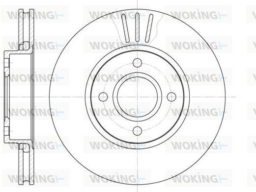 Woking D6469.10 - Спирачен диск vvparts.bg