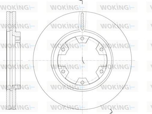 Woking D6466.10 - Спирачен диск vvparts.bg