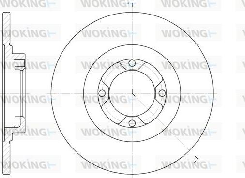 BOSCH 986478177 - Спирачен диск vvparts.bg