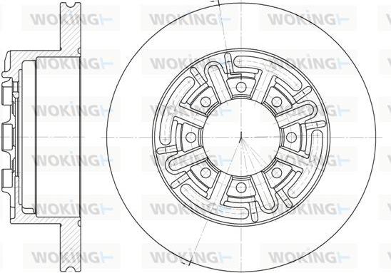 Woking D6420.00 - Спирачен диск vvparts.bg