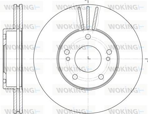 Woking D6474.10 - Спирачен диск vvparts.bg