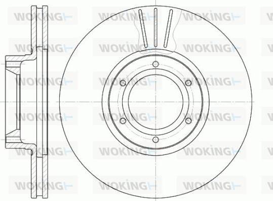 Woking D6567.10 - Спирачен диск vvparts.bg