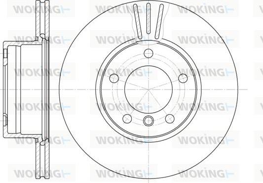 Woking D6514.10 - Спирачен диск vvparts.bg