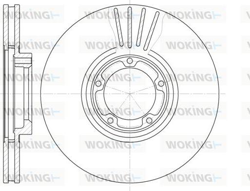 Woking D6518.10 - Спирачен диск vvparts.bg