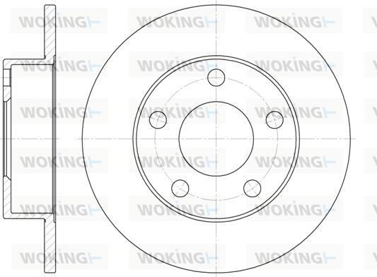 Woking D6513.00 - Спирачен диск vvparts.bg