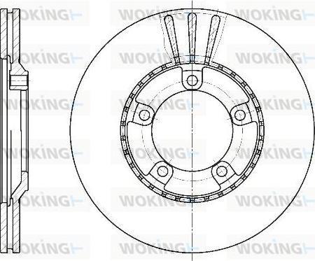 Woking D6520.10 - Спирачен диск vvparts.bg